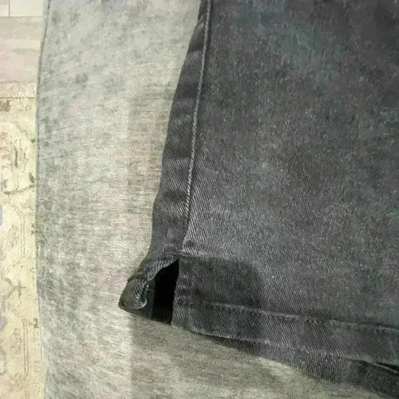 Vintage Bill Blass Black high waisted (high rise) Jean Shorts- Size 14 - Picture 7 of 10